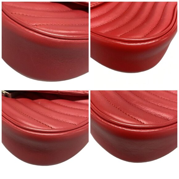 Auth LOUIS VUITTON Chain Bag PM M51930 Ecarlate New Wave NZ2168 Shoulder Bag - Picture 16 of 16